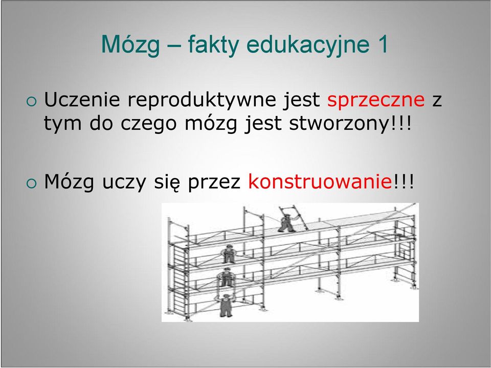 tym do czego mózg jest stworzony!