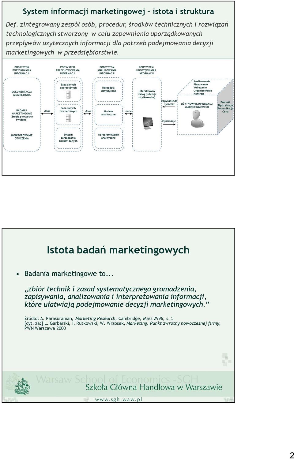 marketingowych w przedsiębiorstwie.