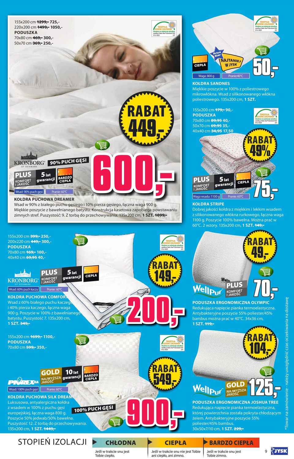 199,- 155x cm 399,- 5,x cm 449,- 3,PODUSZKA 7x8 cm 169,- 1,4x4 cm 69,95 4,- 149,- Wsad: 6% puch kaczy Pranie: 6 C 155x cm 1699,- 11,PODUSZKA 7x8 cm 599,- 35,- 41155,- 155x cm 179,- 9,PODUSZKA 7x8 cm