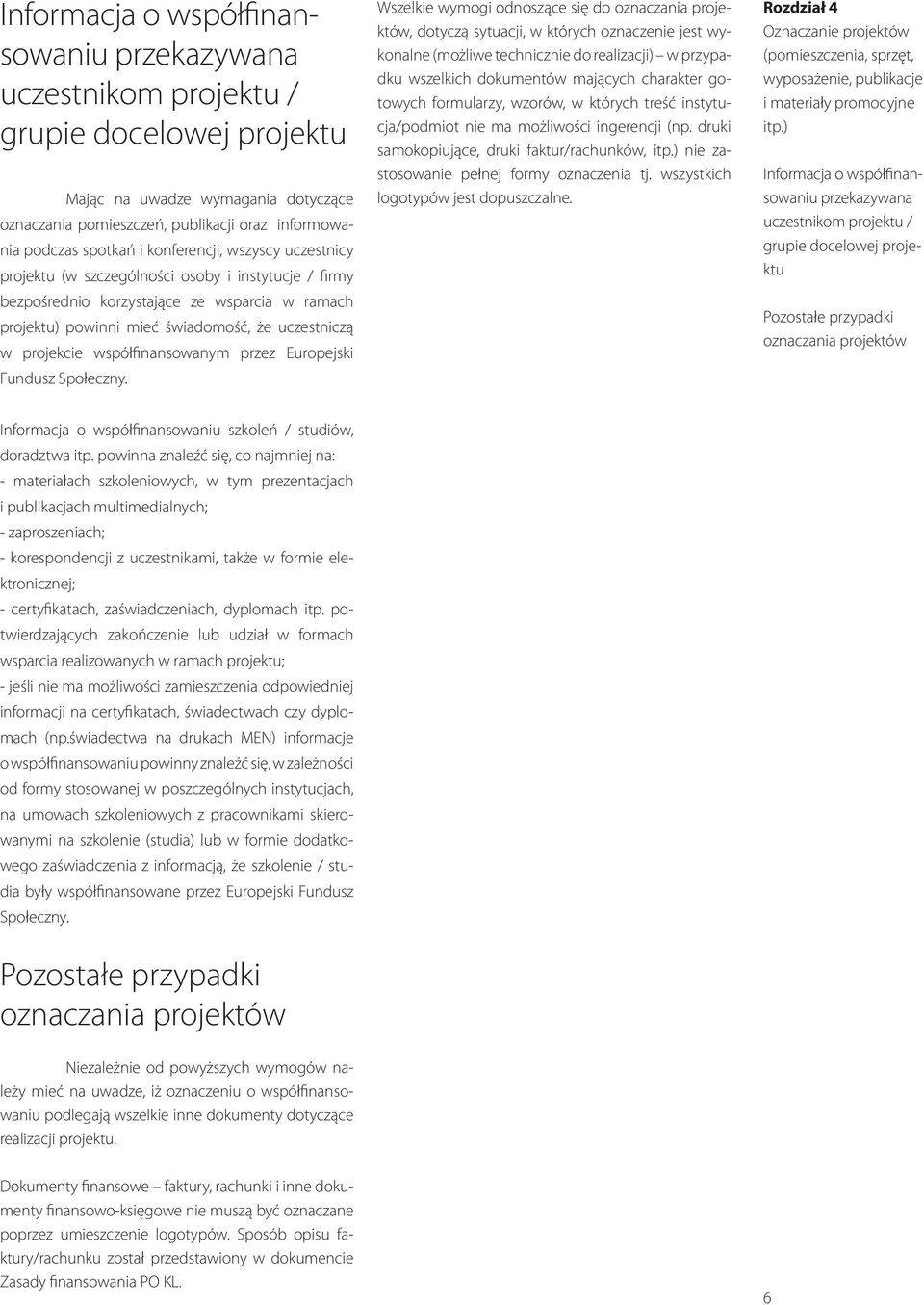 współfinansowanym przez Europejski Fundusz Społeczny.