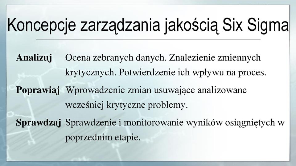 Poprawiaj Wprowadzenie zmian usuwające analizowane wcześniej krytyczne