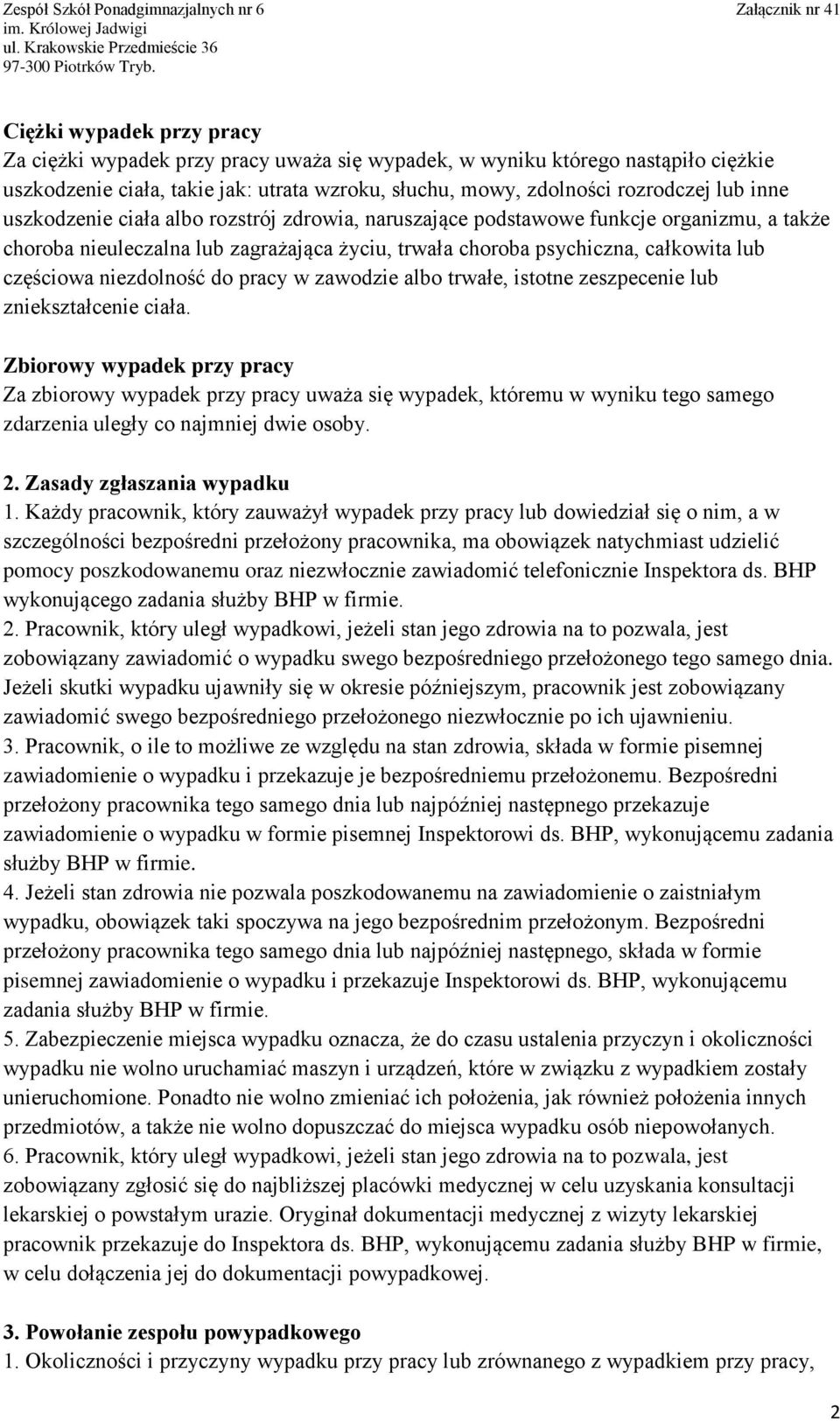 do pracy w zawodzie albo trwałe, istotne zeszpecenie lub zniekształcenie ciała.