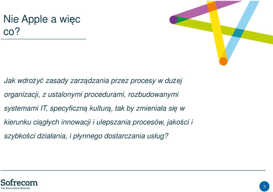 ustalonymi procedurami, rozbudowanymi systemami IT, specyficzną kulturą,