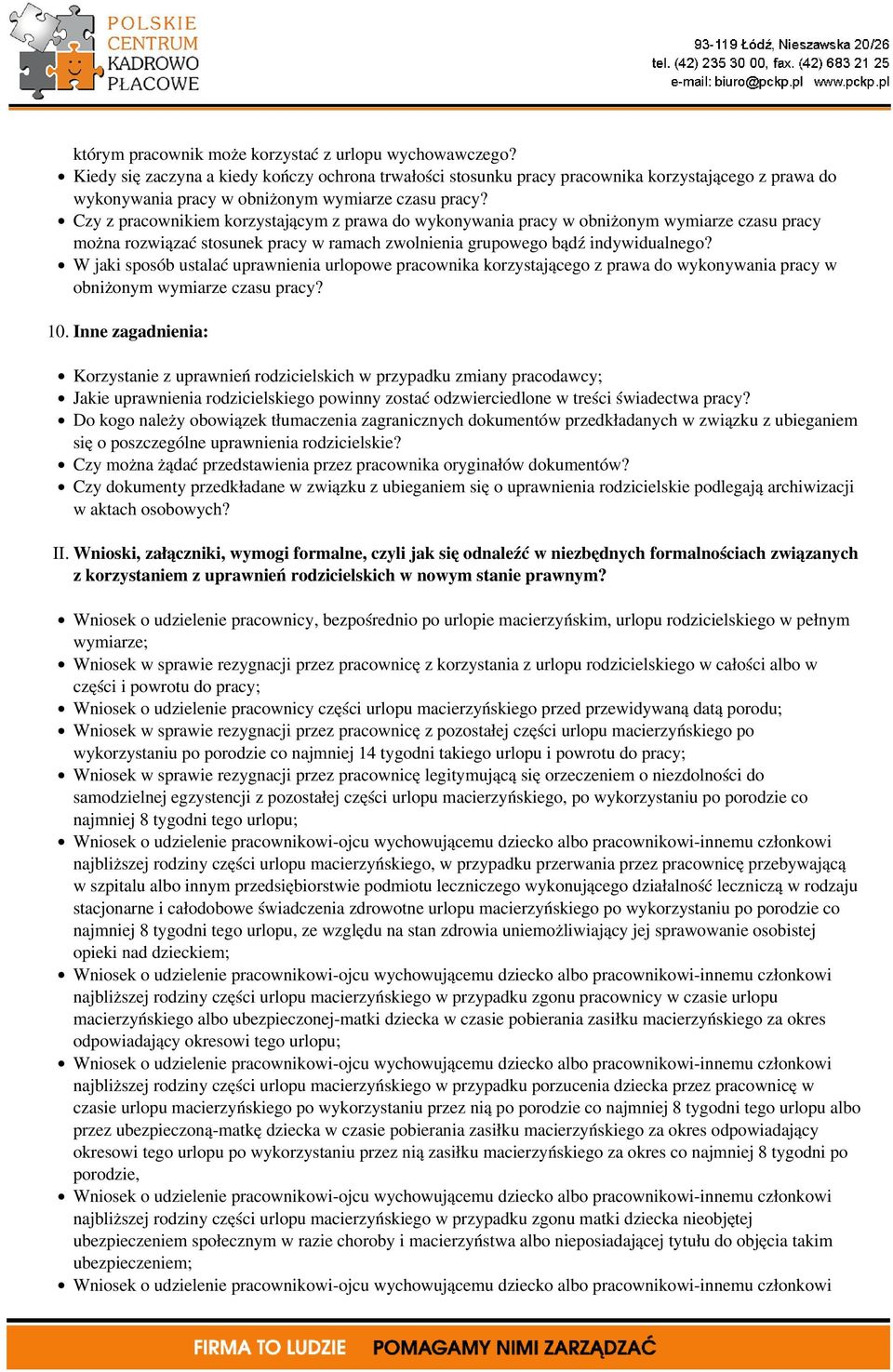 Czy z pracownikiem korzystającym z prawa do wykonywania pracy w obniżonym wymiarze czasu pracy można rozwiązać stosunek pracy w ramach zwolnienia grupowego bądź indywidualnego?