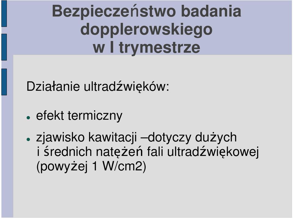 termiczny zjawisko kawitacji dotyczy dużych i