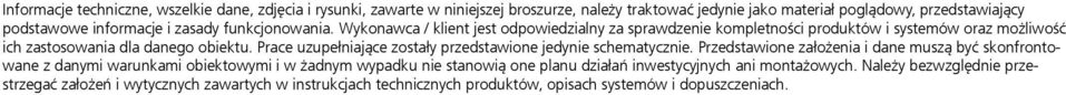 Prace uzupełniające zostały przedstawione jedynie schematycznie.