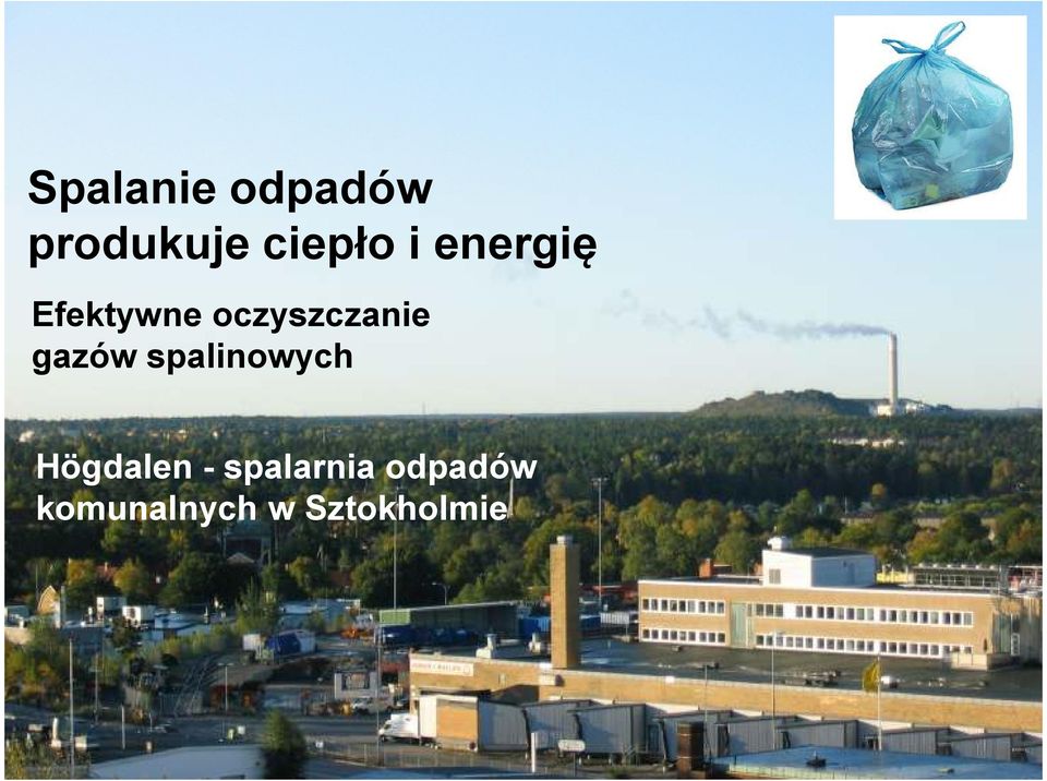 gazów spalinowych Högdalen -