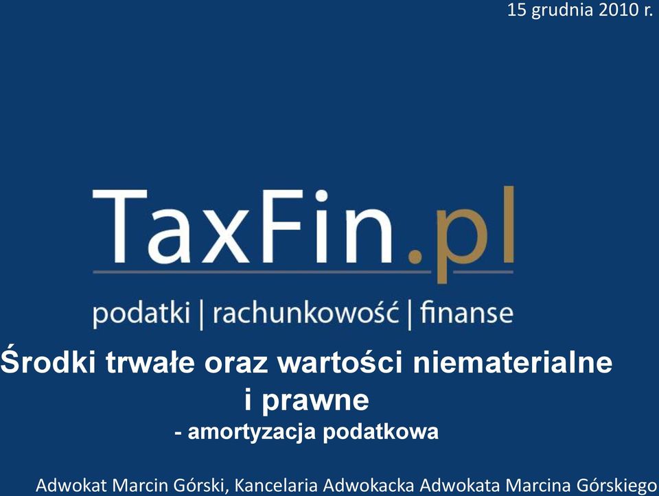 niematerialne i prawne - amortyzacja