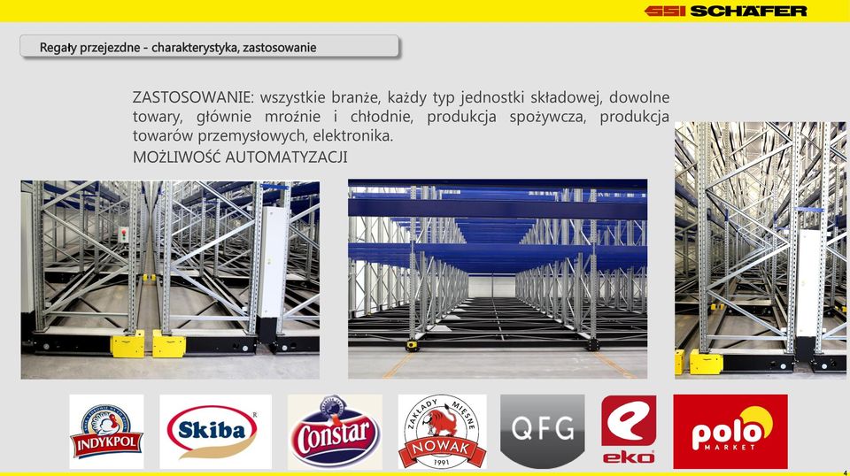 dowolne towary, głównie mroźnie i chłodnie, produkcja