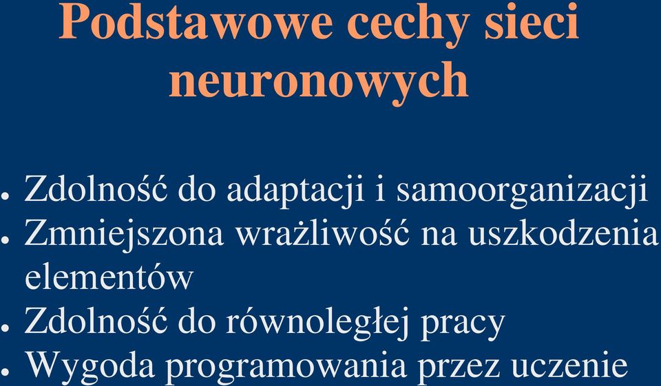wrażliwość na uszkodzenia elementów Zdolność
