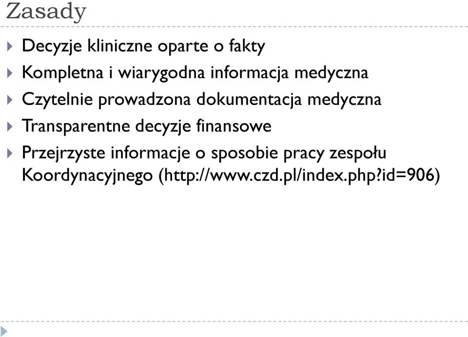 finansowe Przejrzyste informacje o sposobie pracy zespołu Przejrzyste