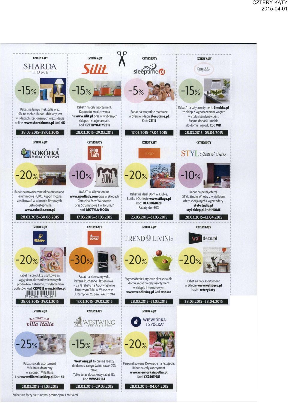 Kod: 2015 Rabat na wszystkie materace w ofercie sklepu Sleeptime.pl Kod: CZ11S. Smukke.pl to sklep z wyposażeniem wnętrz w stylu skandynawskim. Piękne dodatki i meble do domu i ogrodu Kod WD 28.03.