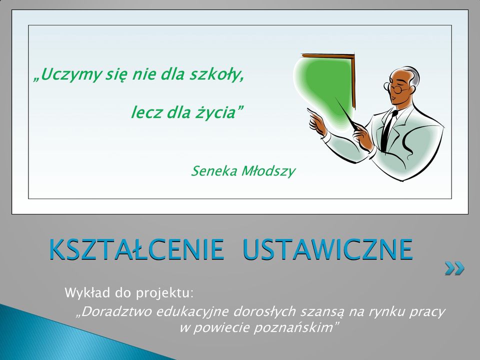 edukacyjne dorosłych szansą