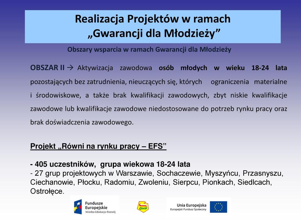kwalifikacje zawodowe niedostosowane do potrzeb rynku pracy oraz brak doświadczenia zawodowego.