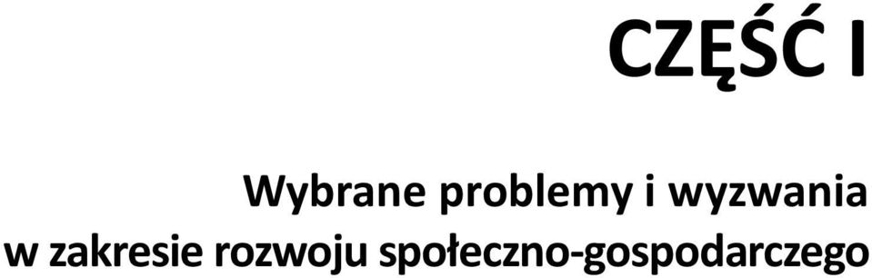 w zakresie rozwoju