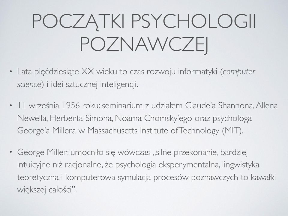 a Millera w Massachusetts Institute of Technology (MIT).