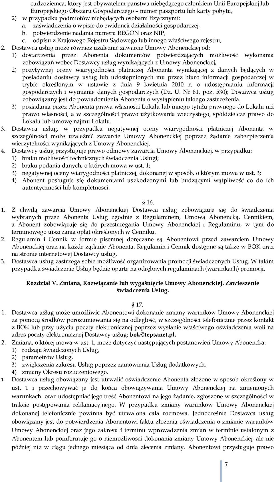 odpisu z Krajowego Rejestru Sądowego lub innego właściwego rejestru, 2.