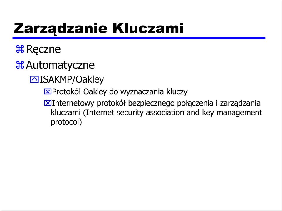 protokół bezpiecznego połączenia i zarządzania