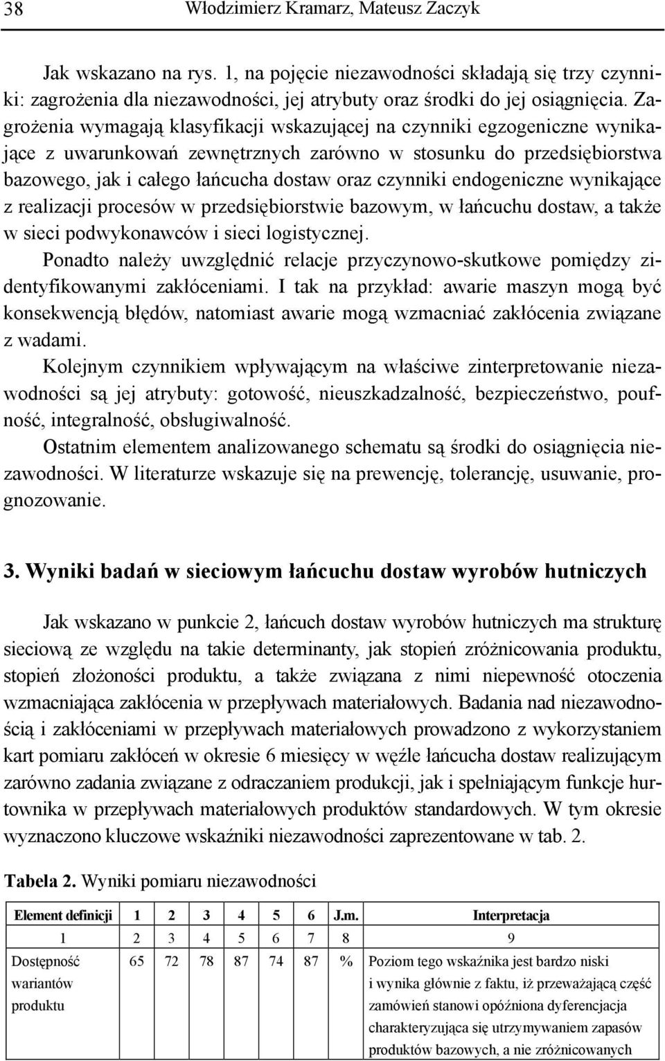 endogeniczne wynikające z realizacji procesów w przedsiębiorstwie bazowym, w łańcuchu dostaw, a także w sieci podwykonawców i sieci logistycznej.