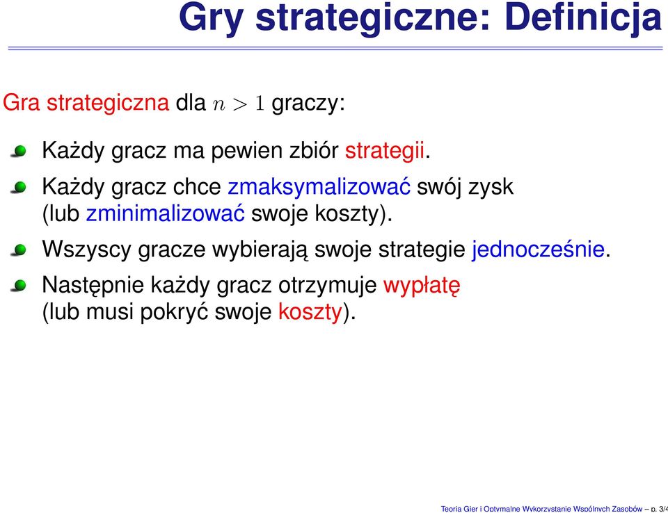 zbiór strategii.