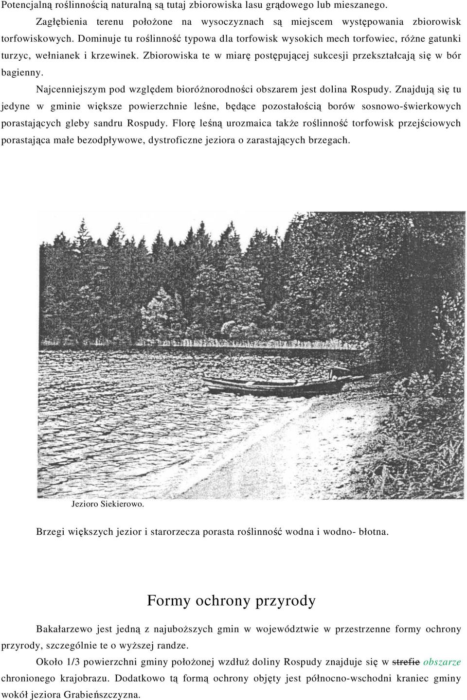 Najcenniejszym pod względem bioróżnorodności obszarem jest dolina Rospudy.