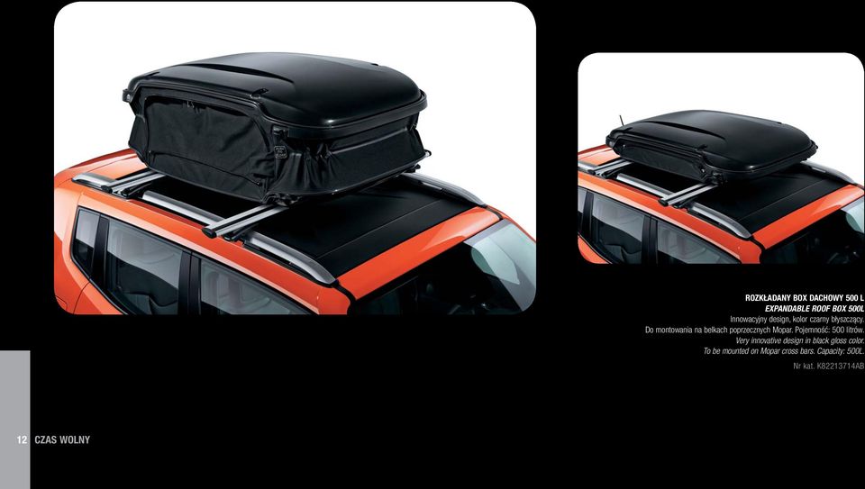 Pojemność: 500 litrów. Very innovative design in black gloss color.
