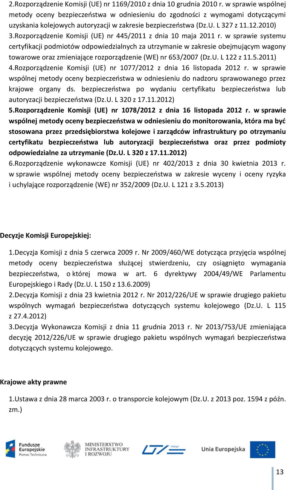 Rozporządzenie Komisji (UE) nr 445/2011 z dnia 10 maja 2011 r.