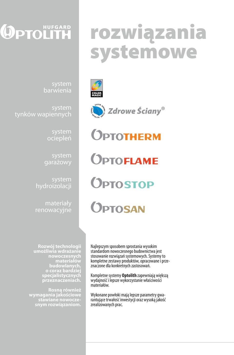 Najlepszym sposobem sprostania wysokim standardom nowoczesnego budownictwa jest stosowanie rozwiązań systemowych.