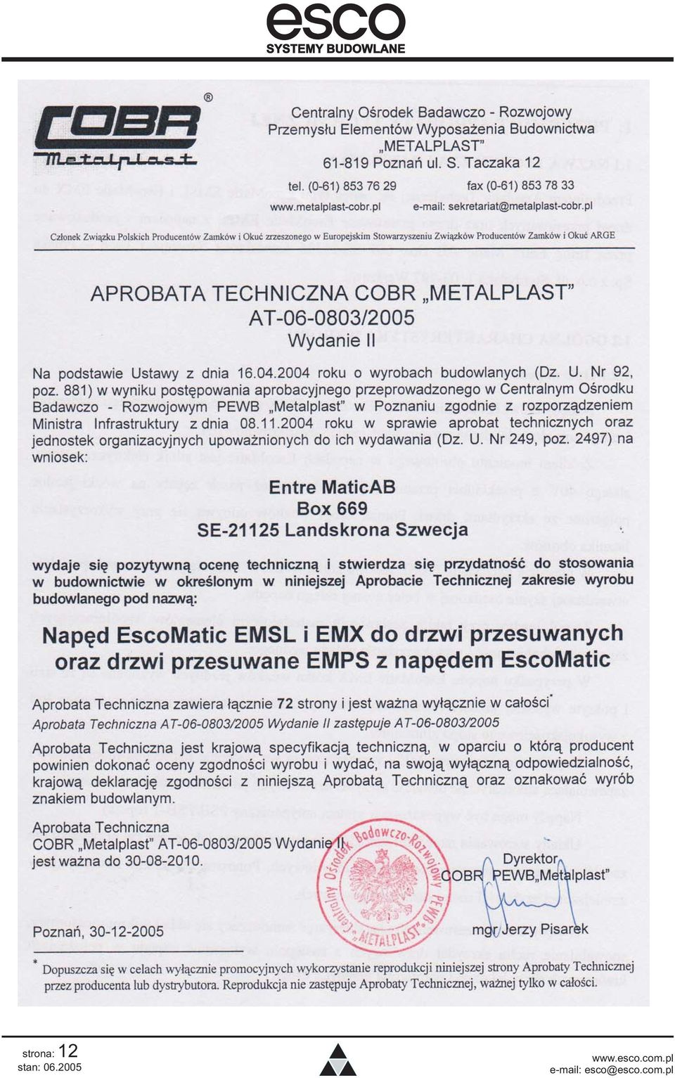 2005 e-mail: