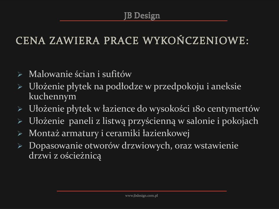 Ułożenie paneli z listwą przyścienną w salonie i pokojach Montaż armatury i