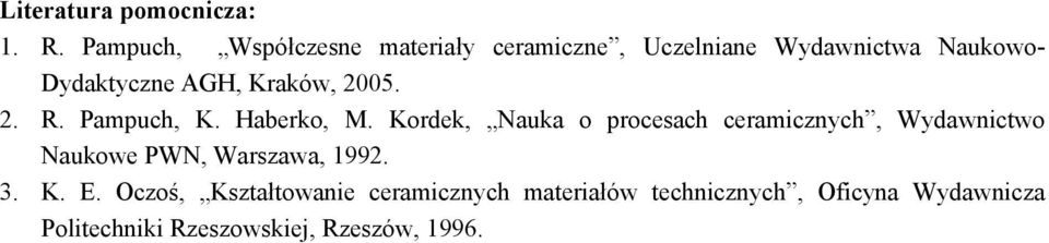 Kraków, 2005. 2. R. Pampuch, K. Haberko, M.