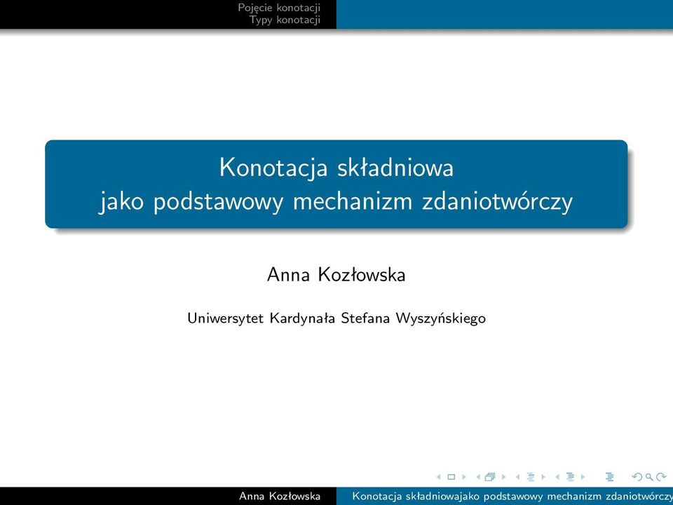 zdaniotwórczy Uniwersytet