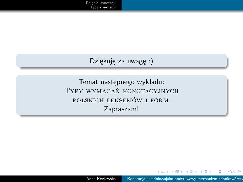 wymagań konotacyjnych