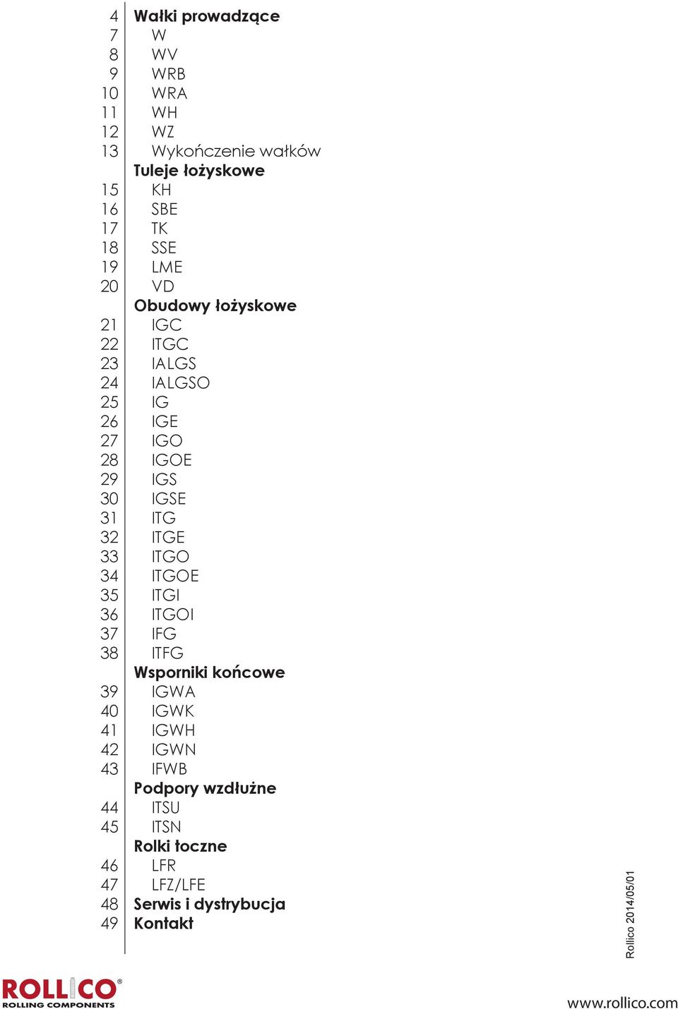 łożyskowe IGC ITGC IALGS IALGSO IG IGE IGO IGOE IGS IGSE ITG ITGE ITGO ITGOE ITGI ITGOI IFG ITFG Wsporniki końcowe