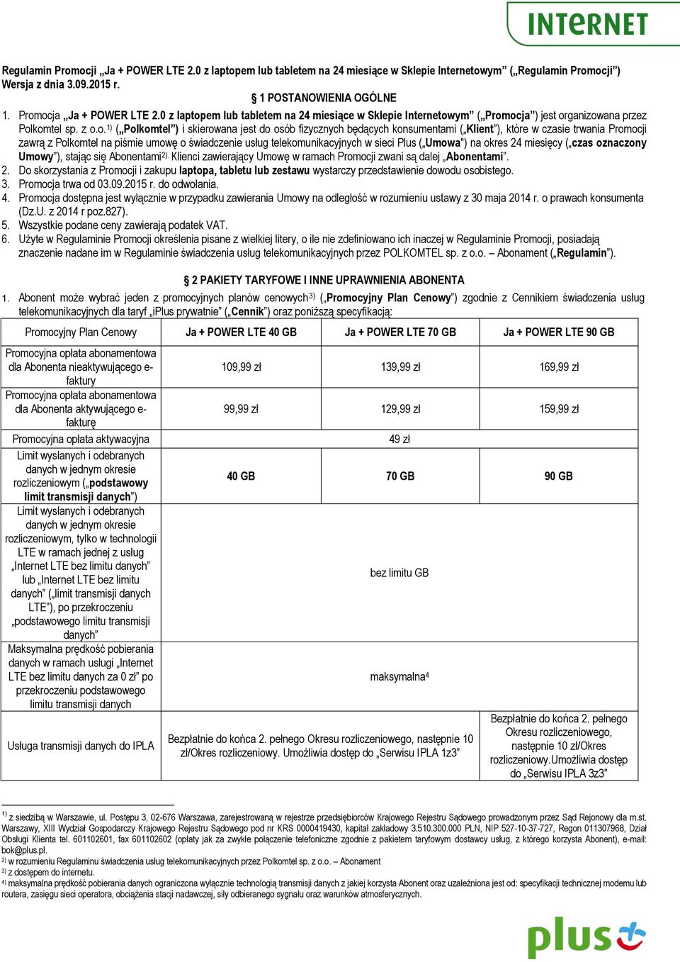 em lub tabletem na 24 miesiące w Sklepie Internetow