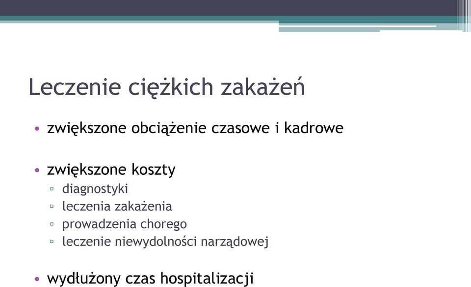 leczenia zakażenia prowadzenia chorego leczenie