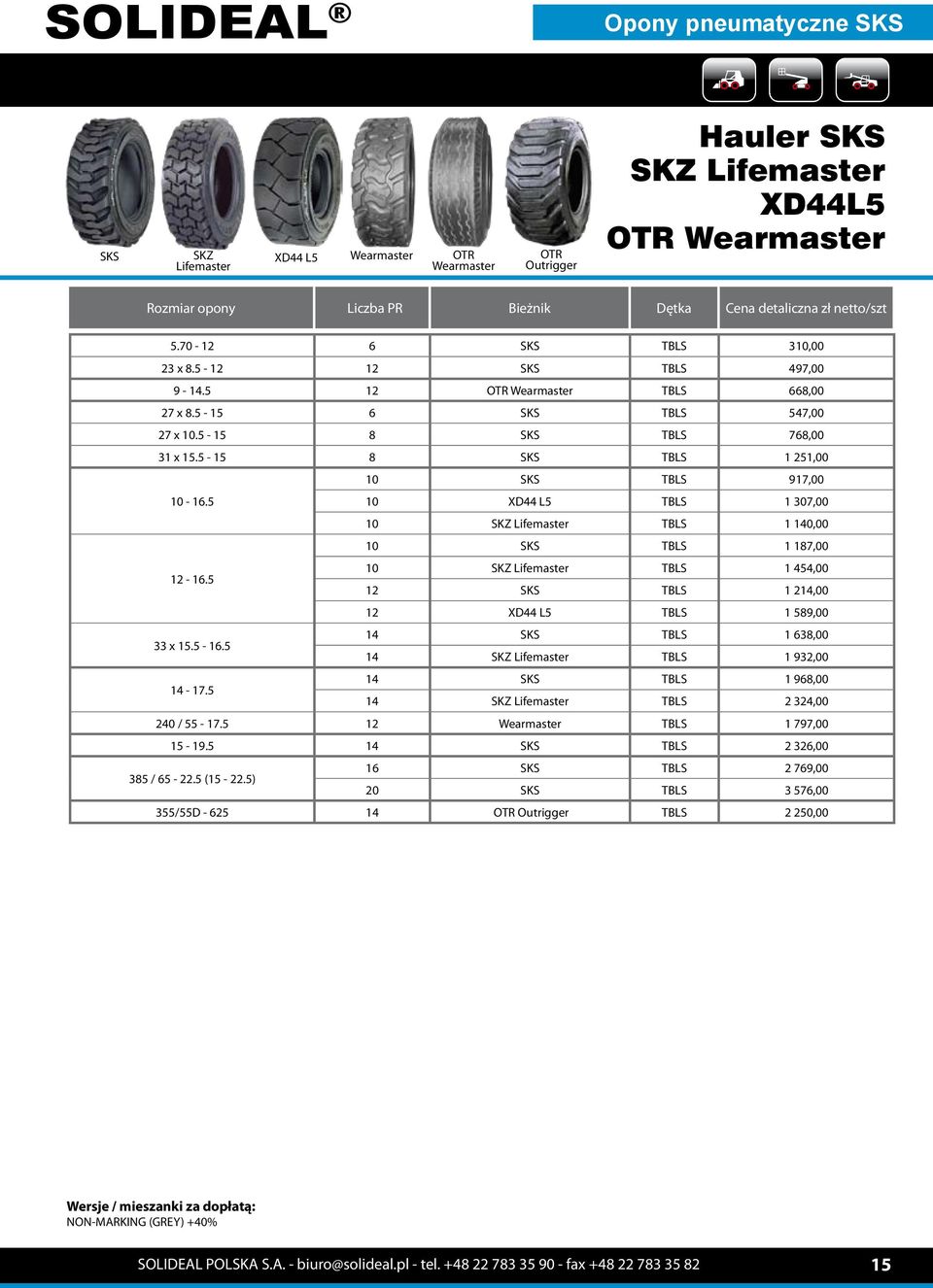 5-15 8 SKS TBLS 1 251,00 10 SKS TBLS 917,00 10-16.5 10 XD44 L5 TBLS 1 307,00 10 SKZ Lifemaster TBLS 1 140,00 10 SKS TBLS 1 187,00 12-16.