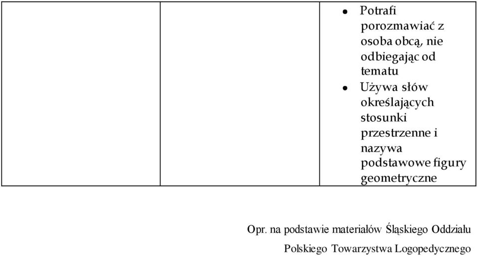 nazywa podstawowe figury geometryczne Opr.