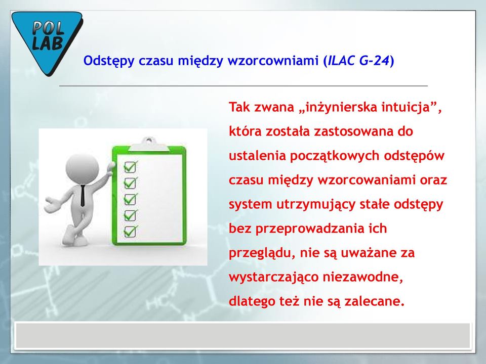 system utrzymujący stałe odstępy bez przeprowadzania ich