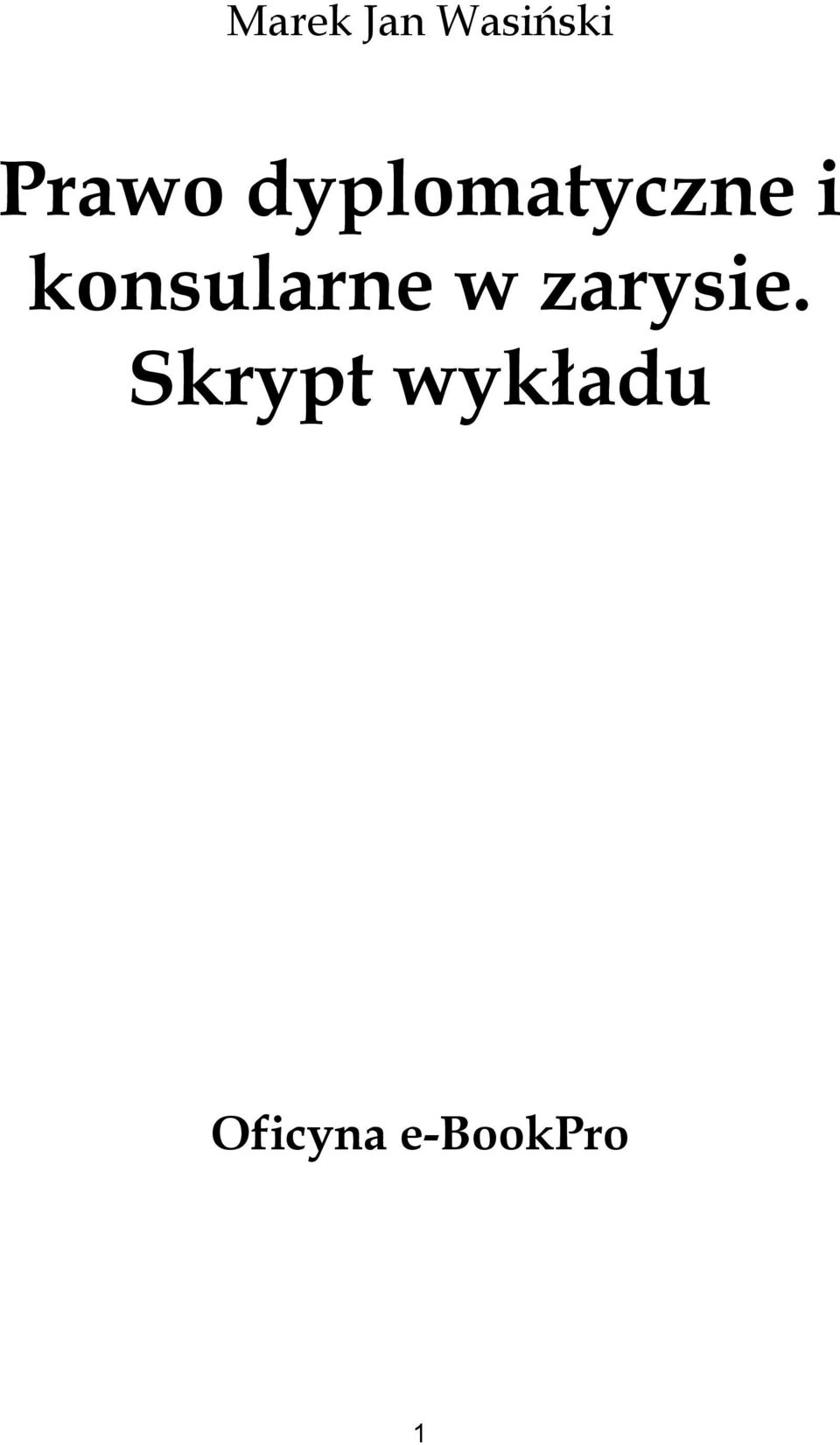 konsularne w zarysie.