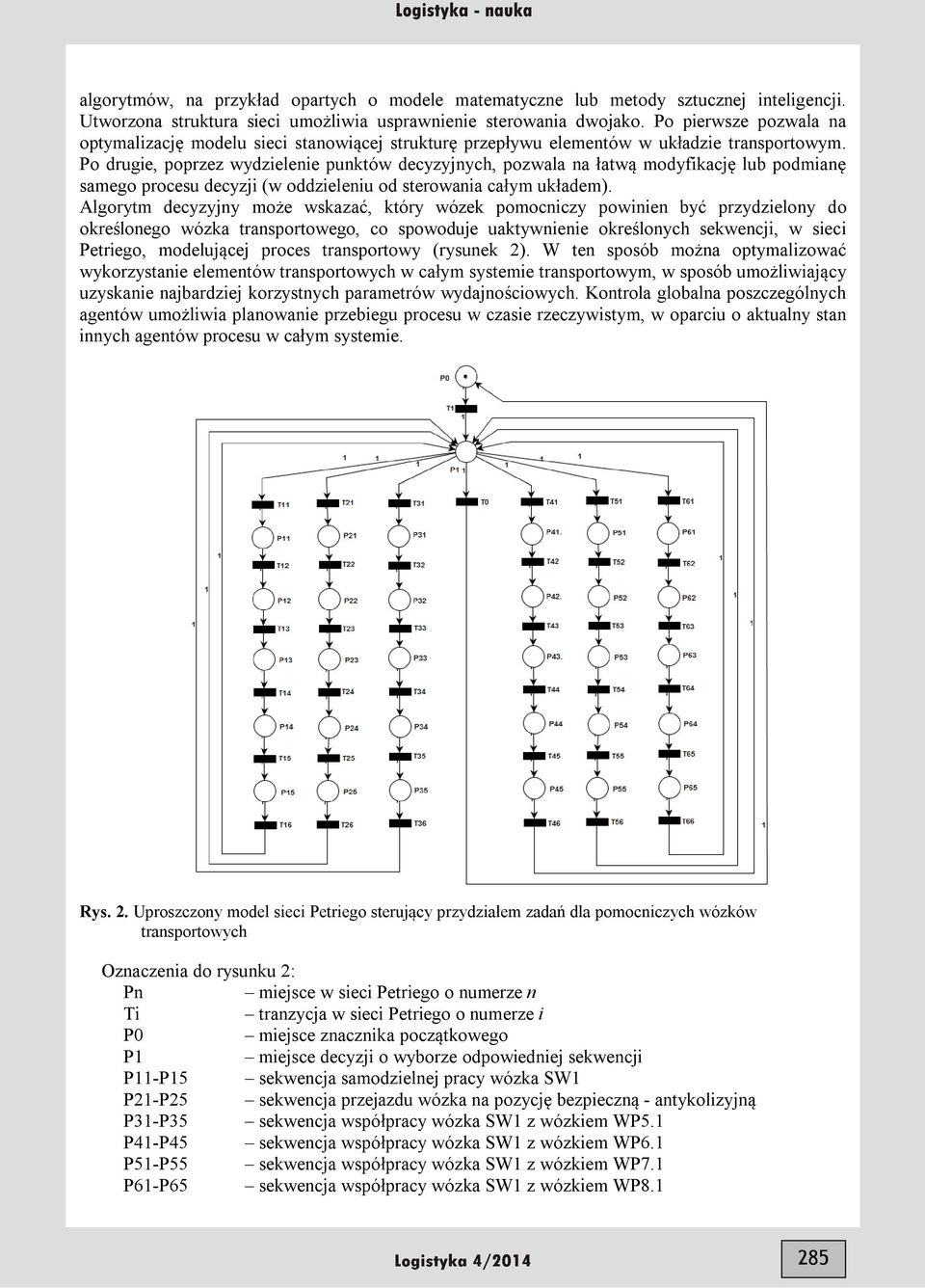 Po drugie, poprzez wydzielenie punktów decyzyjnych, pozwala na łatwą modyfikację lub podmianę samego procesu decyzji (w oddzieleniu od sterowania całym układem).