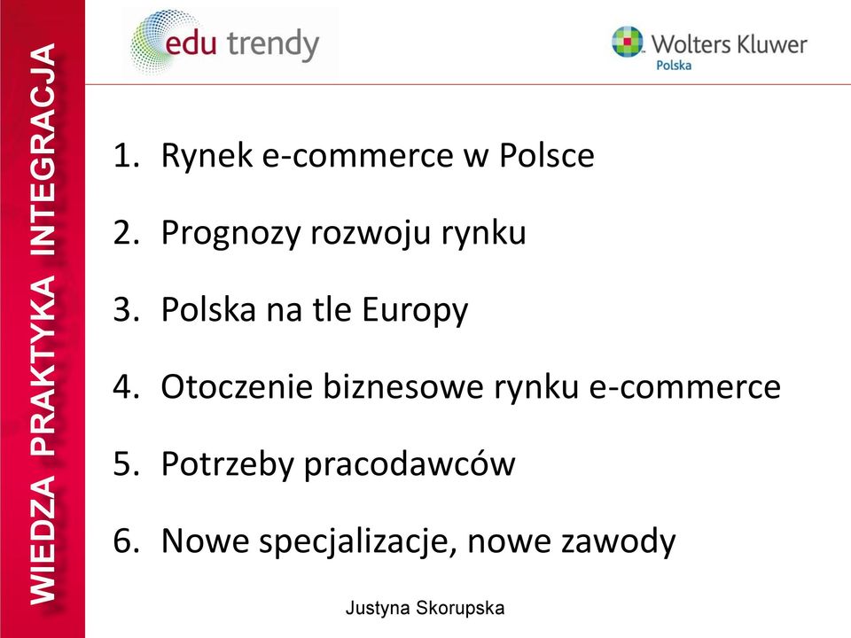 Otoczenie biznesowe rynku e-commerce 5.