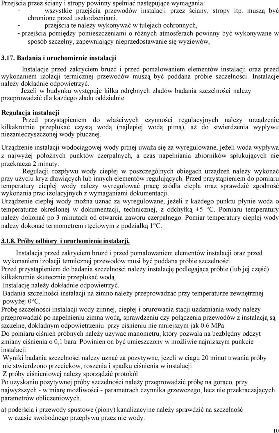 zapewniający nieprzedostawanie się wyziewów, 3.17.
