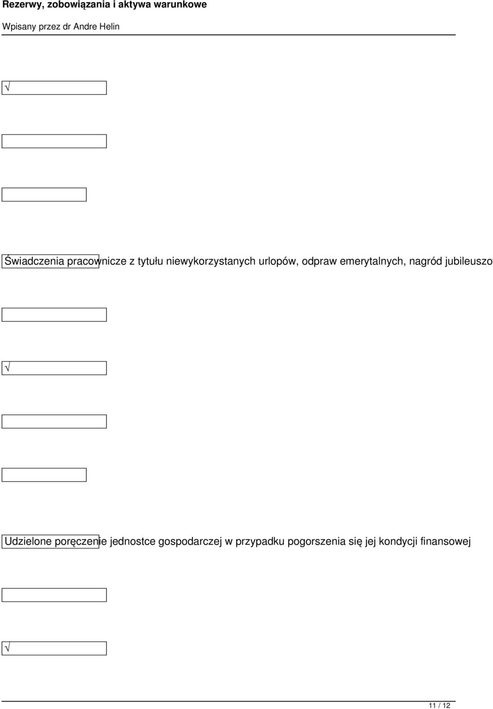 Udzielone poręczenie jednostce gospodarczej w