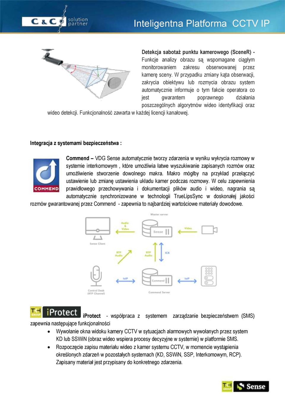 identyfikacji oraz wideo detekcji. Funkcjonalność zawarta w każdej licencji kanałowej.