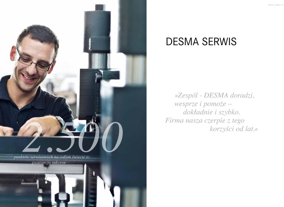 gwarancja sukcesu»zespól - DESMA doradzi, wesprze