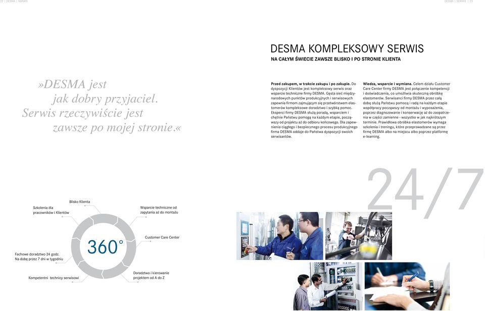 Gęsta sieć międzynarodowych punktów produkcyjnych i serwisowych zapewnia firmom zajmującym się przetwórstwem elastomerów kompleksowe doradztwo i szybką pomoc.