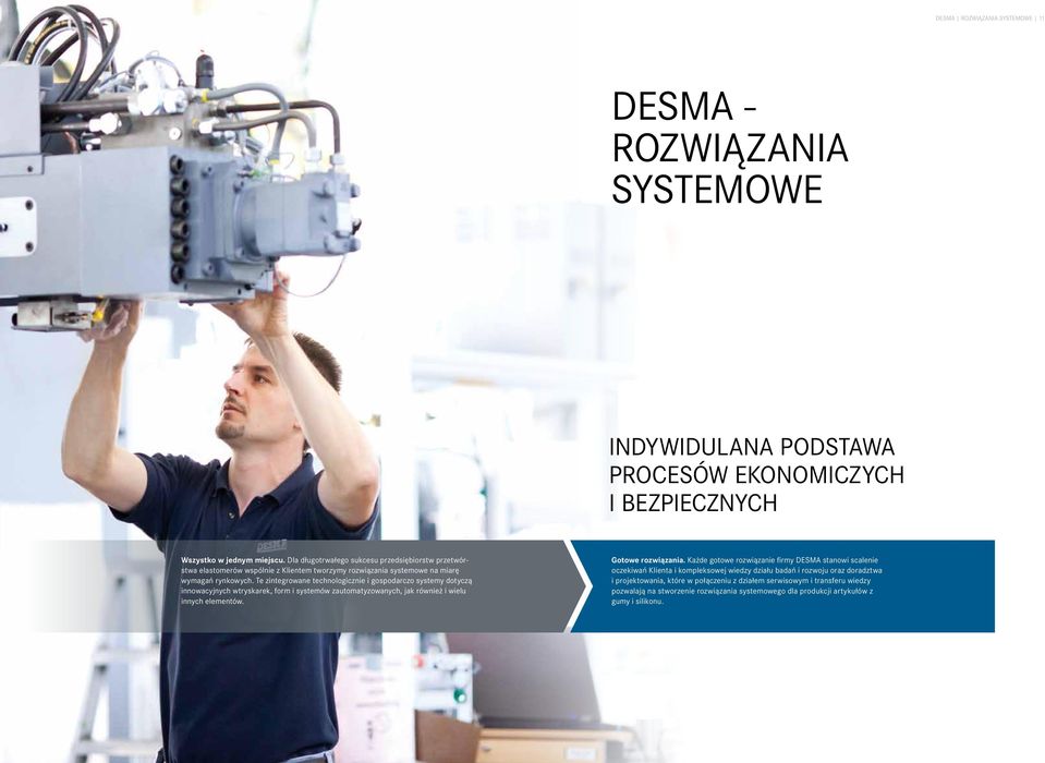 Te zintegrowane technologicznie i gospodarczo systemy dotyczą innowacyjnych wtryskarek, form i systemów zautomatyzowanych, jak również i wielu innych elementów. Gotowe rozwiązania.