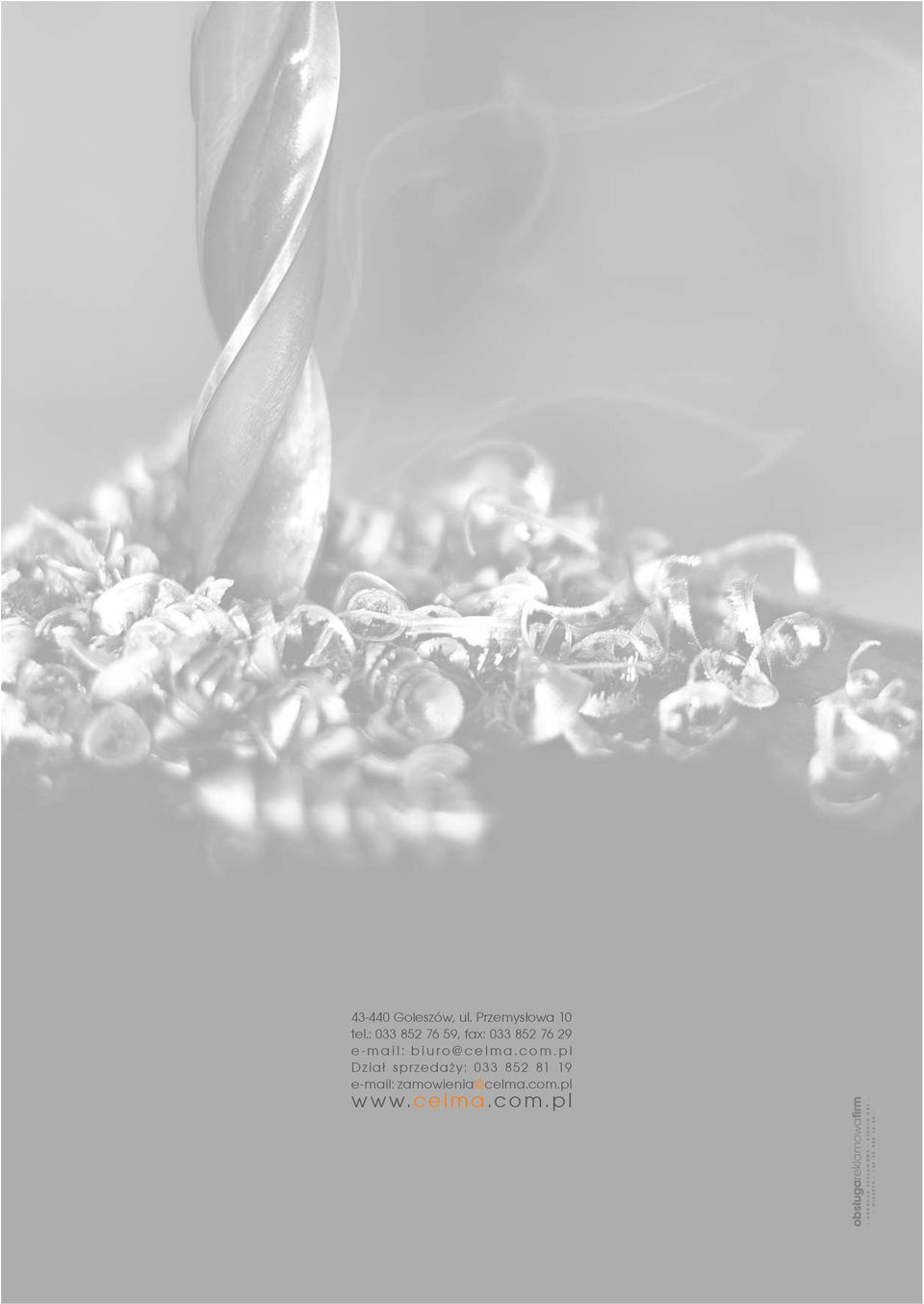 pl Dzia³ sprzeda y: 033 852 81 19 e-mail: zamowienia@celma.com.