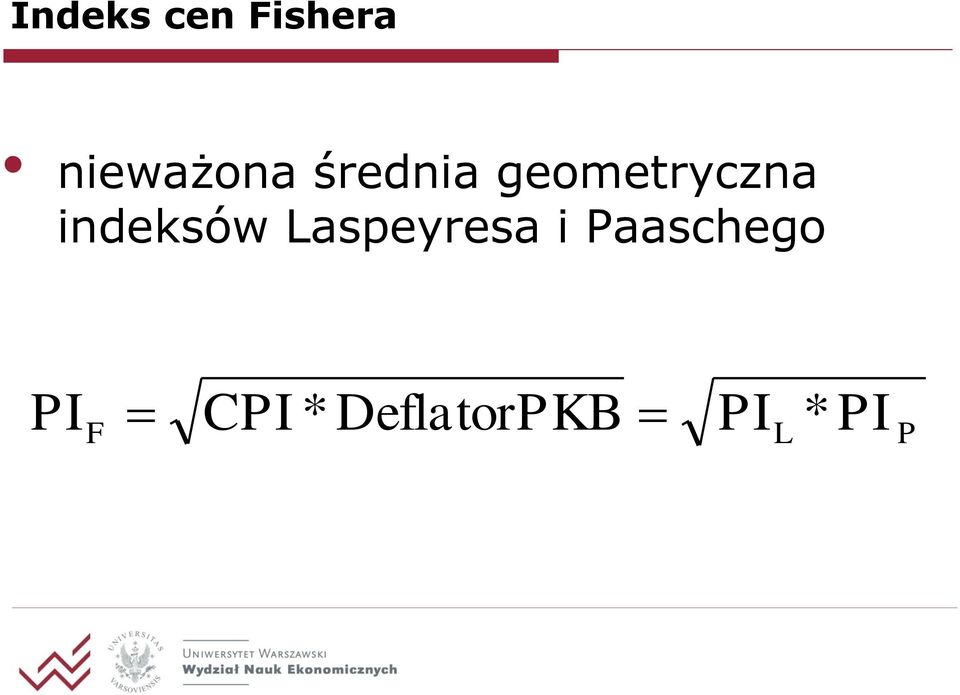 indeksów Laspeyresa i